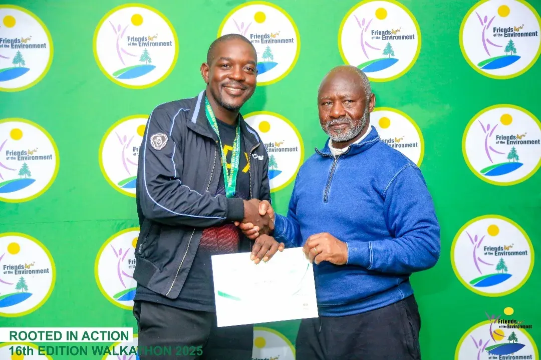 Zimplow representative at the Friends of the Environment community recognition ceremony